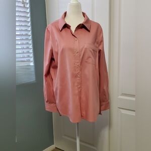 Pink Button-Up Shirt